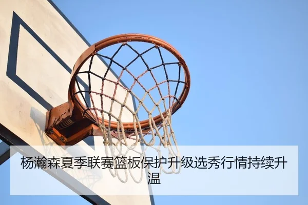 杨瀚森夏季联赛篮板保护升级选秀行情持续升温