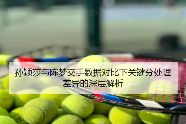 孙颖莎与陈梦交手数据对比下关键分处理差异的深层解析